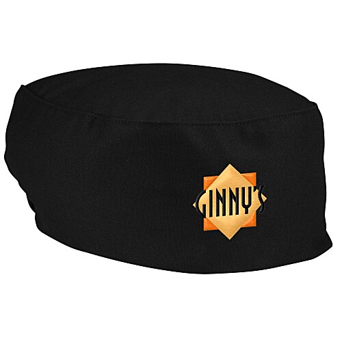 Traditional Elastic Back Chef Beanie Main Image