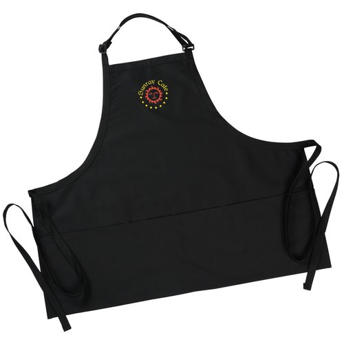 Bib Apron with Three Pockets Main Image