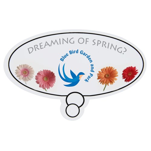 Flat Flexible Magnet - Conversation Bubble - Oval Main Image