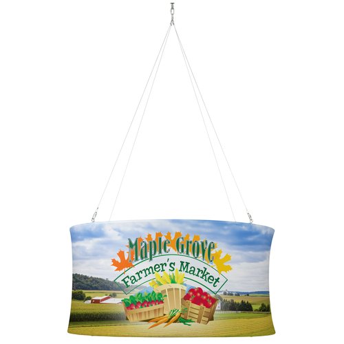 EuroFit Hanging Banner Display - Round Main Image