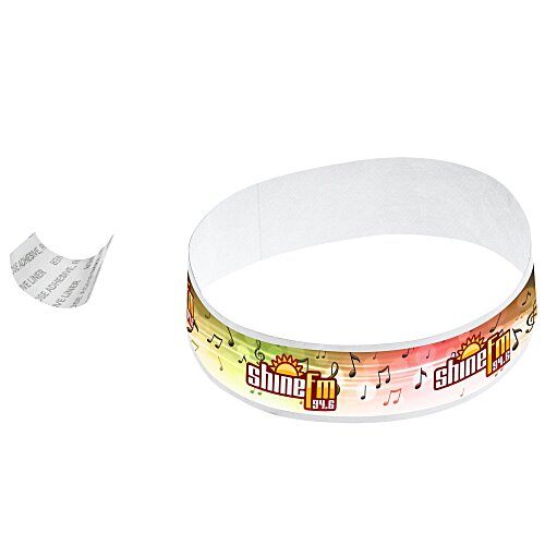 Full Color Tyvek Bracelet - 3/4" Main Image