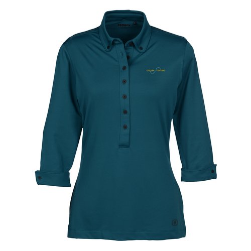 OGIO Performance Button Collar Polo - Ladies' Main Image