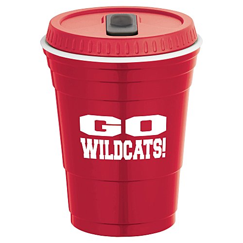 Game Day Cup with Lid - Opaque - 16 oz. - 24 hr Main Image