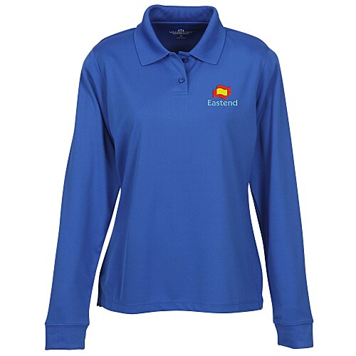 Vansport Omega Solid Mesh LS Tech Polo - Ladies' Main Image