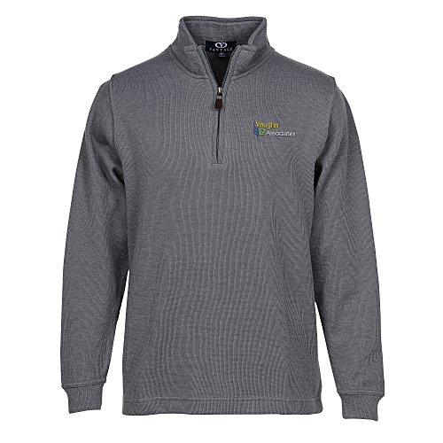 Flat Back 1/4-Zip Rib Pullover - Men's Main Image