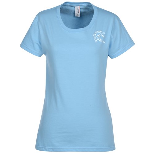 Anvil Ringspun 5.4 oz. T-Shirt - Ladies' - Colors - Screen Main Image