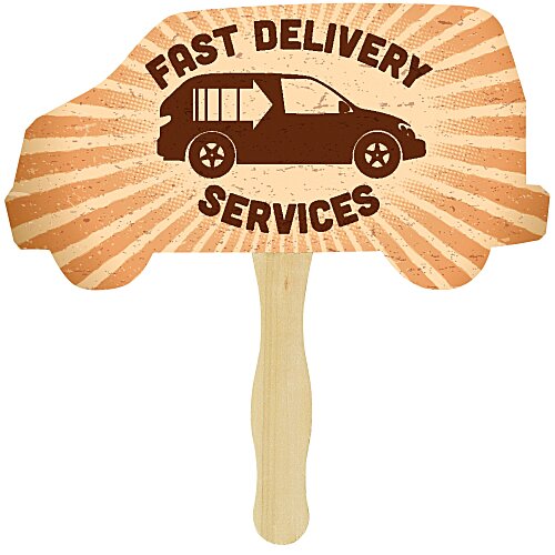 Hand Fan - Truck - Full Color Main Image