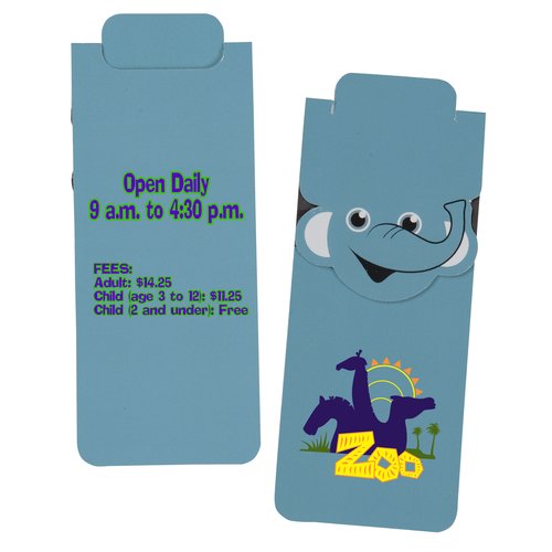 Paws and Claws Magnetic Bookmark - Elephant Main Image