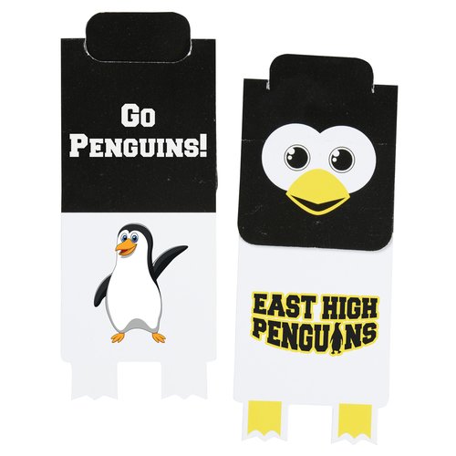 Paws and Claws Magnetic Bookmark - Penguin Main Image