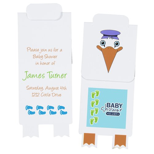 Paws and Claws Magnetic Bookmark - Stork Main Image