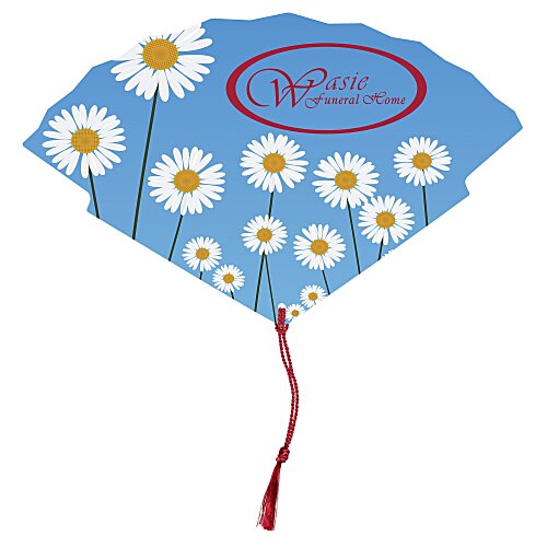 Tassel Hand Fan - Full Color Main Image