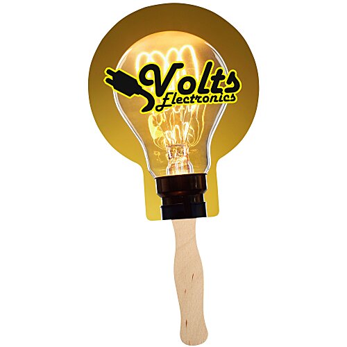 Hand Fan - Light Bulb - Full Color Main Image