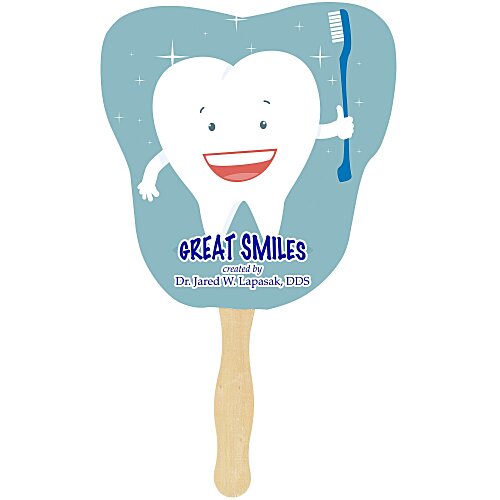 Hand Fan - Tooth - Full Color Main Image