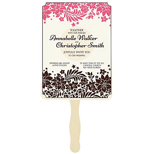 Hand Fan - Rectangle - Full Color Main Image