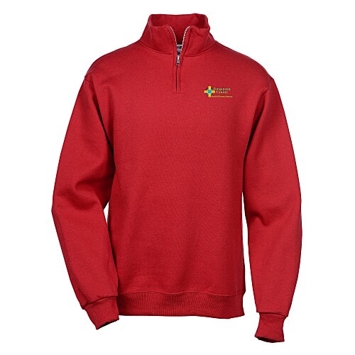Jerzees NuBlend 1/4-Zip Sweatshirt - Embroidered Main Image