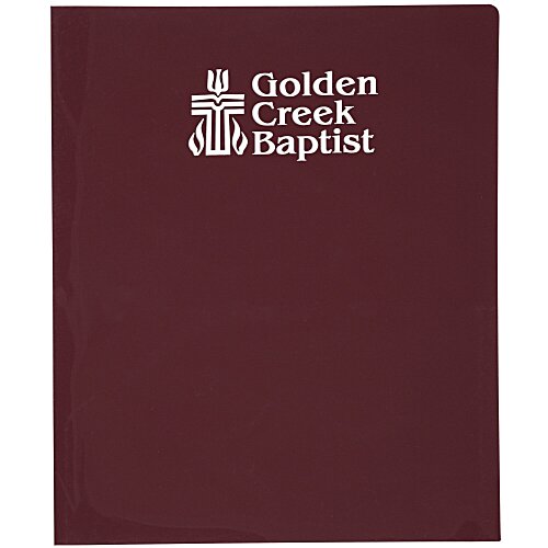 Twin Pocket Poly Presentation Folder - Opaque Main Image
