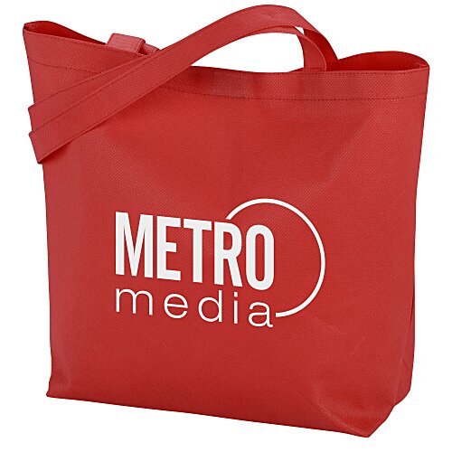 Stay Shut Non-Woven Tote - 11 3/4 inches x 14 3/4 inches Main Image