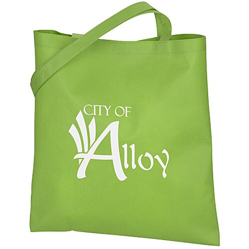 Stay Shut Non-Woven Flat Tote Main Image