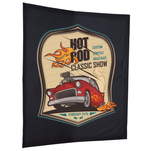 Splash Curved Tabletop Display - 5' - Front Graphics - Replacement Graphic Main Image