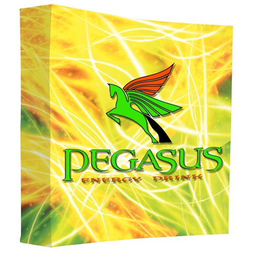 Splash Curved Tabletop Display - 5' - Wrap Graphics - Replacement Graphic Main Image