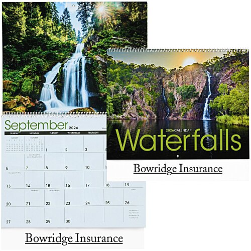 Waterfalls Calendar Main Image