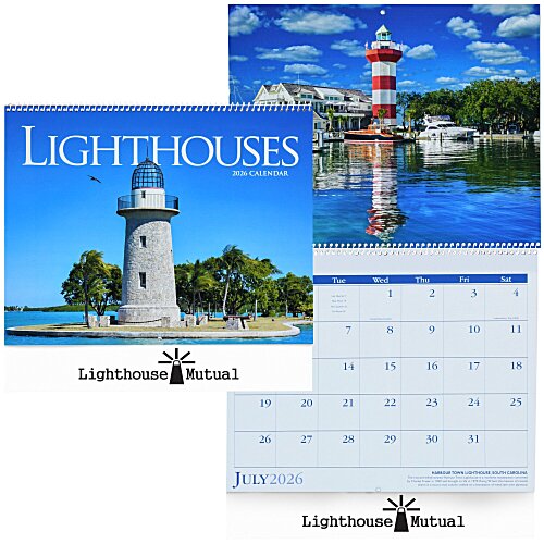 Lighthouses Calendar Main Image