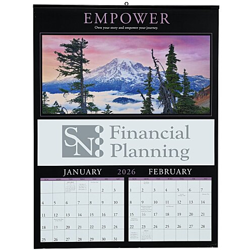 Motivational Calendar with 2-Month View Main Image