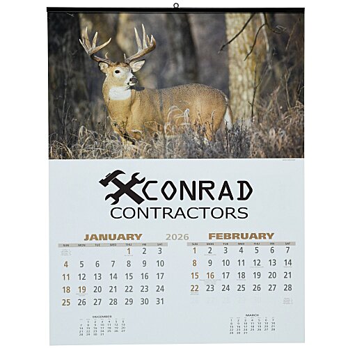 Wildlife Calendar with 2-Month View Main Image