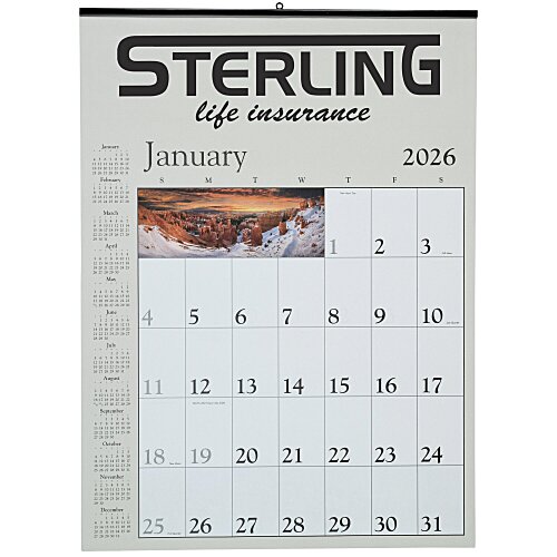 Decorator Memo Wall Calendar Main Image