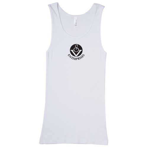 Bella+Canvas Baby Rib Tank Top - Ladies' - White Main Image