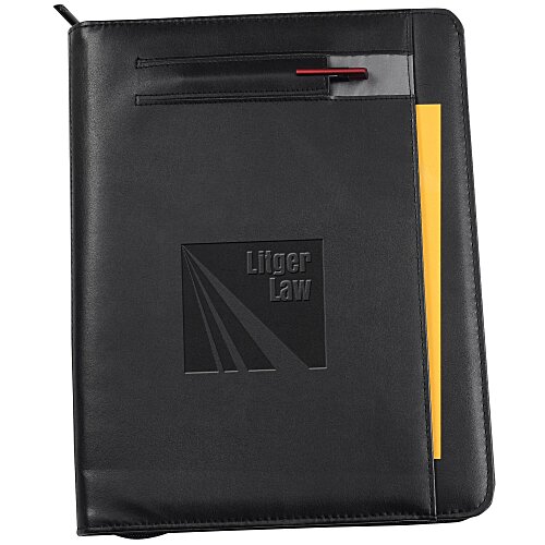 Links Zippered Portfolio - Debossed Main Image