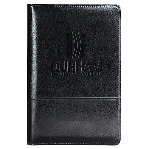 Windsor Zippered Jr. Padfolio - Debossed Main Image