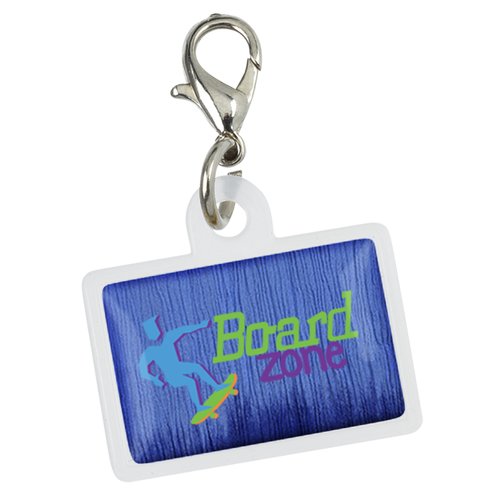 Retractable Badge Holder Charm - Rectangle Main Image