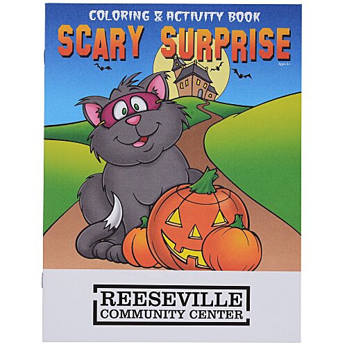 Scary Surprise Coloring Book Main Image