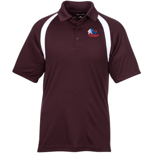 Performance Colorblock Raglan Polo Main Image