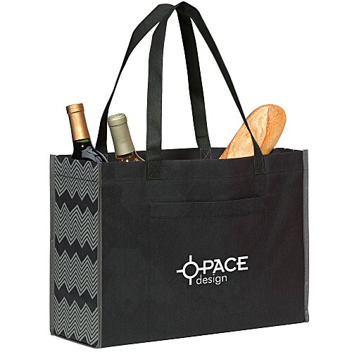 Chevron Shopper Tote Main Image