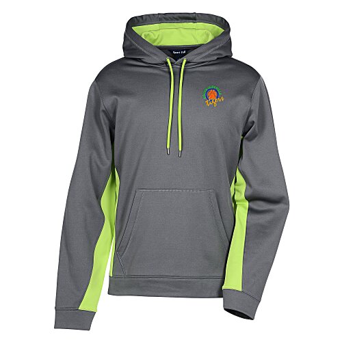 Performance Fleece Colorblock Hoodie - Men's - Embroidered Main Image