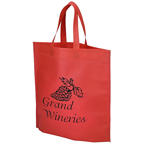 Heat Seal Bottom Gusset Tote - 15 inches x 15 1/2 inches Main Image