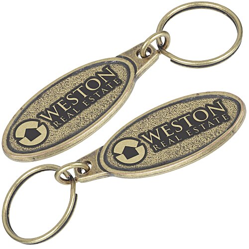 Camden Metal Keychain - Oval Main Image