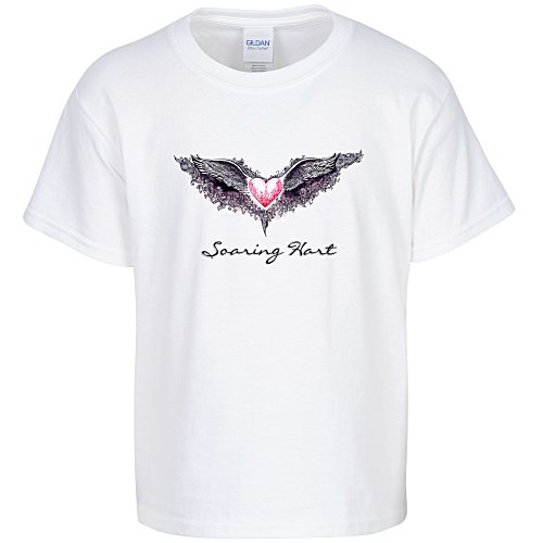 Gildan 6-ounce Ultra Cotton T-Shirt - Youth - Full Color - White Main Image