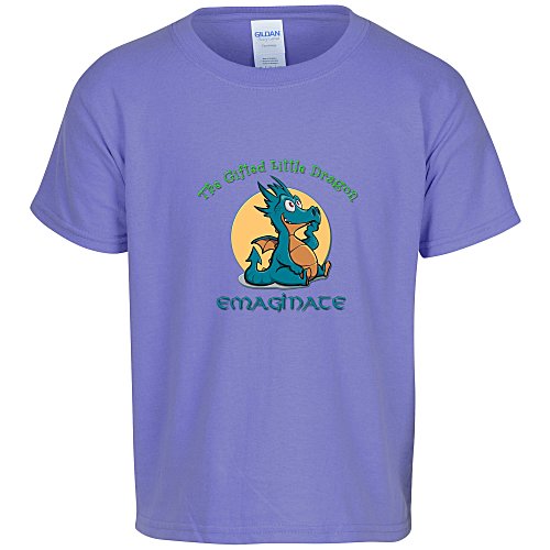 Gildan 5.3-oz Cotton T-Shirt - Youth - Full Color - Colors Main Image