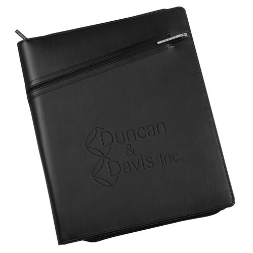 Cross Zippered Padfolio Set - Debossed - 24 hr Main Image