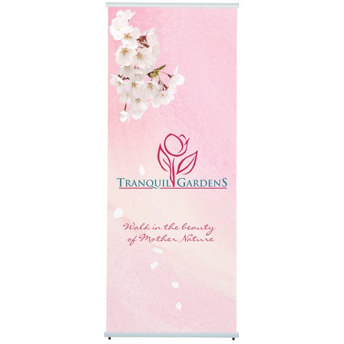 Lightning Adjustable Banner Stand Main Image