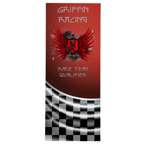 Lightning Adjustable Banner Stand - Replacement Graphic Main Image