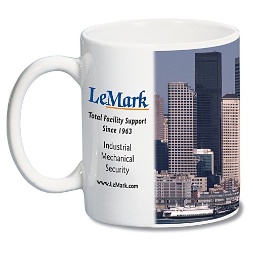 White Mug - 11 oz. - Full Color Main Image