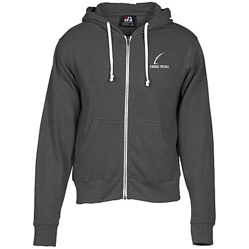 J. America Tri-Blend Full-Zip Hoodie - Screen Main Image