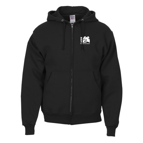 Jerzees Nublend Super Sweats Full-Zip Hoodie - Screen Main Image