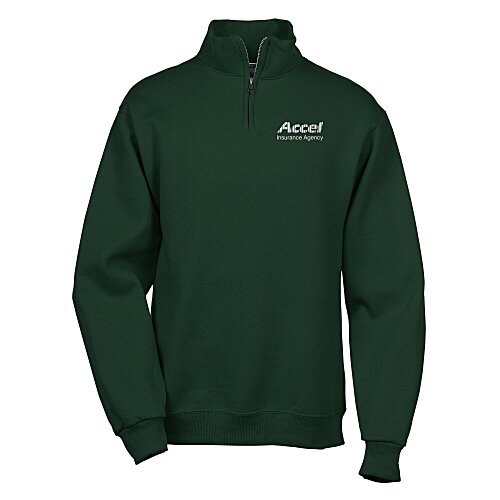 Jerzees NuBlend 1/4-Zip Sweatshirt - Screen Main Image