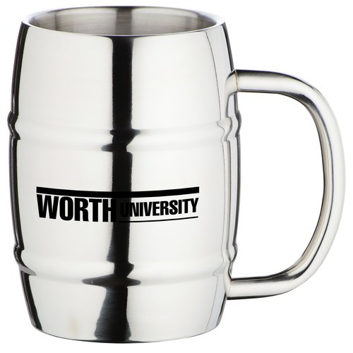 Growl Stainless Barrel Mug - 14 oz. Main Image