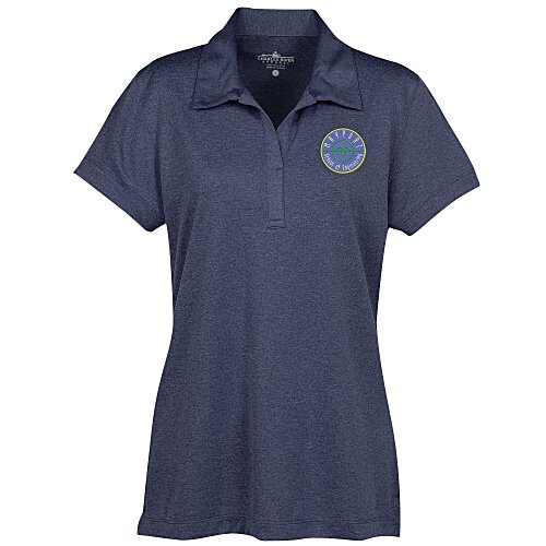 Heathered Jersey Performance Polo - Ladies' Main Image
